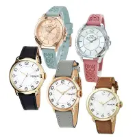 在飛比找環球Online優惠-【COACH】經典LOGO時尚皮革/矽膠腕錶手錶-多款可選-