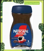 NESCAFÉ Blend 43 Mild Roast Instant Coffee 150g Glass Jar FREE DELEVERY AU