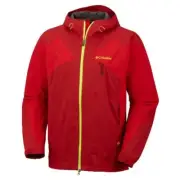 Columbia Tech Attack Jacket Mens Rain Shell Red Velvet XXL