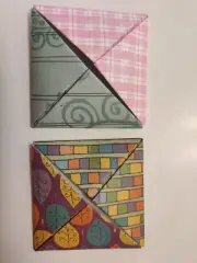 Set Of 4 - Origami Corner Bookmarks - Handmade Bookmark.