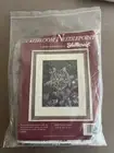 Shillcraft Heirloom Needlepoint Kit - Cat & Crocus Design