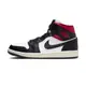 Nike Air Jordan 1 Mid 女 黑白紅 喬丹 經典 運動 休閒鞋 BQ6472-061