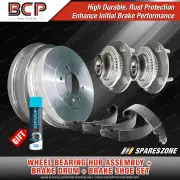 Rear Wheel Bearing Hub Assembly + Brake Drum Shoe Kit for Ford Transit VJ VH