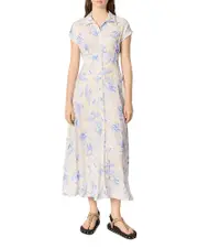 Maje Patterned Maxi Dress