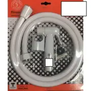 WHITE BIDET SET SOFT RINSE SPRAY HAND SHOWER KIT HOME GARDEN BATH TOILET FAUCET