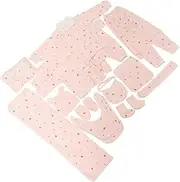 Holibanna Infant Bib Towels Clothing Set Toddler Snow Gloves Baby Smock Bib for Eating Newborn Present