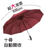 在飛比找博客來優惠-全自動十骨超大防風兩用折疊傘(CS-UB02)紅