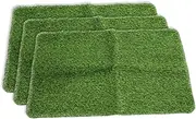 Toyvian Grass Rug Outdoor Artificial Grass Door Mats Easy Maintenance Realistic Turf Mat for Garden