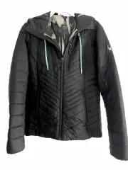 Spyder Womens Black Thermal Primaloft Puffer Hooded Jacket | NWT | Small