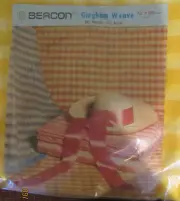 BEACON VINTAGE YELLOW GINGHAM CHECK BLANKET 72X90 FULL/TWIN NEW
