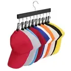 Hat Rack Stable Space-saving 10 Hooks Clothes Coat Hat Towel Hanger Stainless