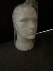 Realistic PVC Male Mannequin Head for Hat Sunglass Wig Display Stand Model