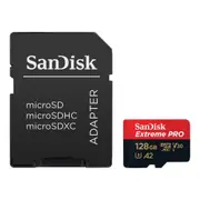 SanDisk Extreme PRO microSDXC 128GB 200MB/s Memory Card [2022]