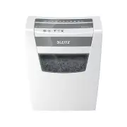 Leitz IQ Paper Shredder, 10 Sheet, Cross Cut, 6 Gallon Bin, P4 Security, Anti...
