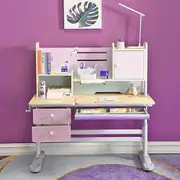 Ergonomic 120cm Height Adjustable Children Kids Study Desk Only Pink AU