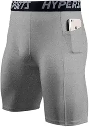 [ChangNanJun] Men's Elastic Shorts Pants Performance Sports Baselayer Cool Dry Tights Active Workout Underwear