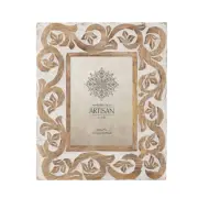 Willow & Silk Handmade 29cm Wooden 'Bold' Photo Frame/Room/Table/Shelf/Decor