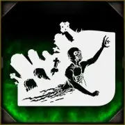 Zombie Crawler 2 - Airbrush Stencil Template Airsick Zombies
