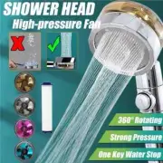 Sistema Cabezal de Ducha Regadera Giratoria 360° Alta Presion Turbo Para Baño