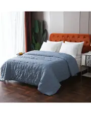 St. James Home Crinkled Down Alternative Blanket
