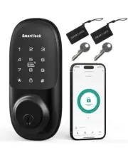 HOTATA Smart Lock for Front Door Keyless Entry Door Keypad Bluetooth Code 3109