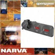 Narva Heavy-Duty Accessory Socket 12/24V Dc LED Amp AndV Meters Blister Pack