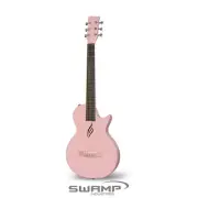 Enya Nova Go 35" Carbon Fibre Smart Guitar - AcousticPlus Pickup/Effects - Pink