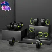 25Kg Adjustable Dumbbells Set Kettle Bell Weight Plates Barbells Gym
