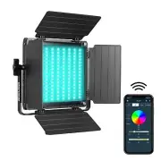 GVM RGB LED Video Light 800D Photography Lighting with APP Control Video Ligh...