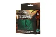 MDG Dice Bag Dragon Storm Velvet Compartment Green Dragon Scales