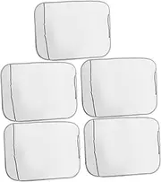 CTIRCHIU Car Seat Back Protectors 5pcs Full Coverage Waterproof Back Seat Cover Rear Cushion Pad for Car