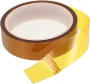 OSOLADY Double Sided High Temp Adhesive Tape 300°c 25mm Wide Polyimide Tape Heat Transfer Tape for Sublimation