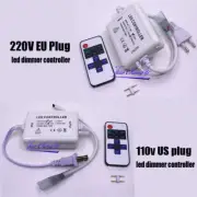 110v 220v led dimmer controller with IR remote EU plug / US plug For led strip