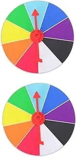 VICASKY Carnival 2 Pcs Lucky Draw Wheel Party Fun Wheel Prize Wheel Suit The Wheel Dry Erase Funny Games Tabletop Prize Wheel Wall Hanging Wheel Dice Activity Magnetic Toys Wheel Foam