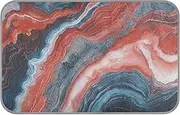 Red and Blue Marble Texture Summer Cooling cat Bed for Summer Self Cooling Cold mat for pet Outdoor Cats Soft Mantas frías para Perros M