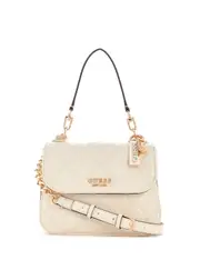 GUESS Women's Stone Caddie Crossbody Shoulder Bag in Beige