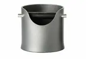 Crema Pro Coffee Knock Bin Espresso Grinds Tamper Waste Container Box - Grey