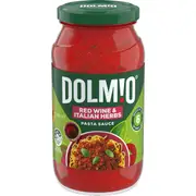 Dolmio Extra Red Wine & Italian Herbs Tomato Pasta Sauce 500g