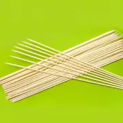 100pcs 40cm*6mm Bamboo Wooden BBQ Skewers Spiral Tornado Potato Skewers Bamboo B