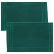 Eclat - 2 Piece Bath Mats Set (Forest Green)