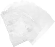 HOODANCOS 100pcs Heat Shrink Packaging Bags PVC Shrink Wrap Clear Transparent Easy to Identify Moisture Proof for Crafts