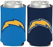 WinCraft Los Angeles Chargers Can Cooler - Blue Foam Insulated Can Cooler - 12 Oz Capacity - Team Spirit Can Holder