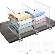 BUGUUYO Partition Board Clothing Dividers Closet Shelf Dividers Wardrobe Inserts Closet Organiser