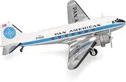 herpa Pan American World Airways Douglas DC-3 1:200 Scale Miniature Collectible Metal Model with Base
