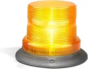 LED Autolamps 11-48V IP67 Fixed Mount Strobe Beacon, Amber