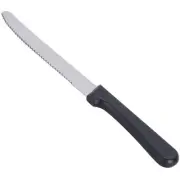 144 STEAK KNIVES 8.5" BLACK PLASTIC HANDLE FREE SHIPPING US ONLY