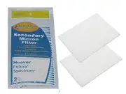 EnviroCare 1 Set Hoover #38765009 Secondary Filter Futura Spectrum Canister V...