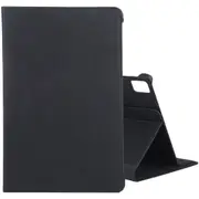 For iPad Pro 13-inch (M4) Case, Rotate PU Leather Flip Cover,Stand, Black