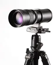 [Hersmay] 420-800 mm f/8.3-16 Super TeleZoom MFT Telephoto Lens Zoom Lens Vario Lens M4/3 Mount for Panasonic GH4 GH5 GH5s Olympus E-PM1 E-PM2 E-PL3 E-M10 Mark II III Pen-F E-PL8 E-PL9 DSLR Camera