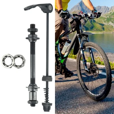 Skewers Quick Release Skewers With 25mm（1/4）Hub BEARINGS Bicycle Bike Front Rear